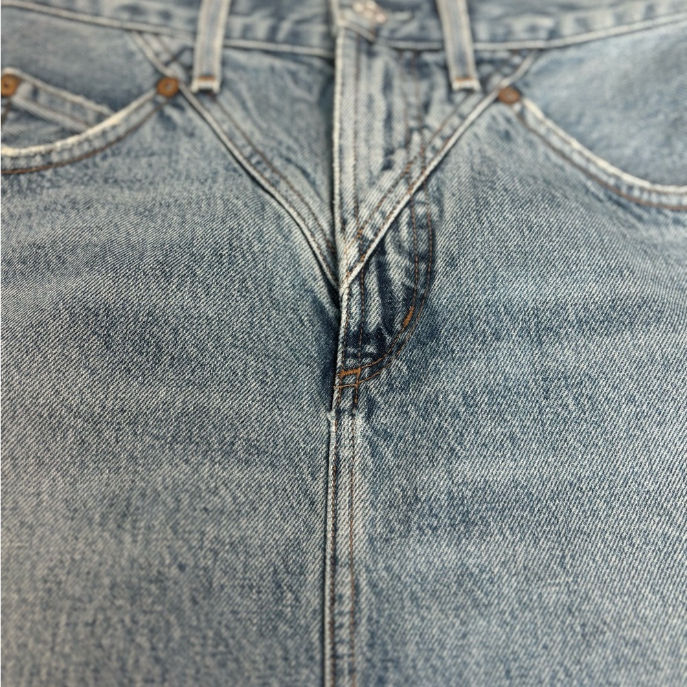 Agolde Jean High Rise Mini Skirt - Picture 4 of 7
